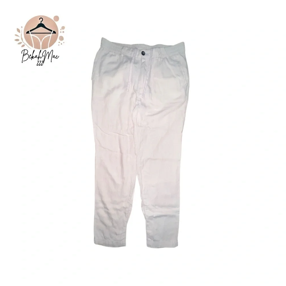 Banana Republic Mason Athletic Tapered Pants - 34x34, Beige